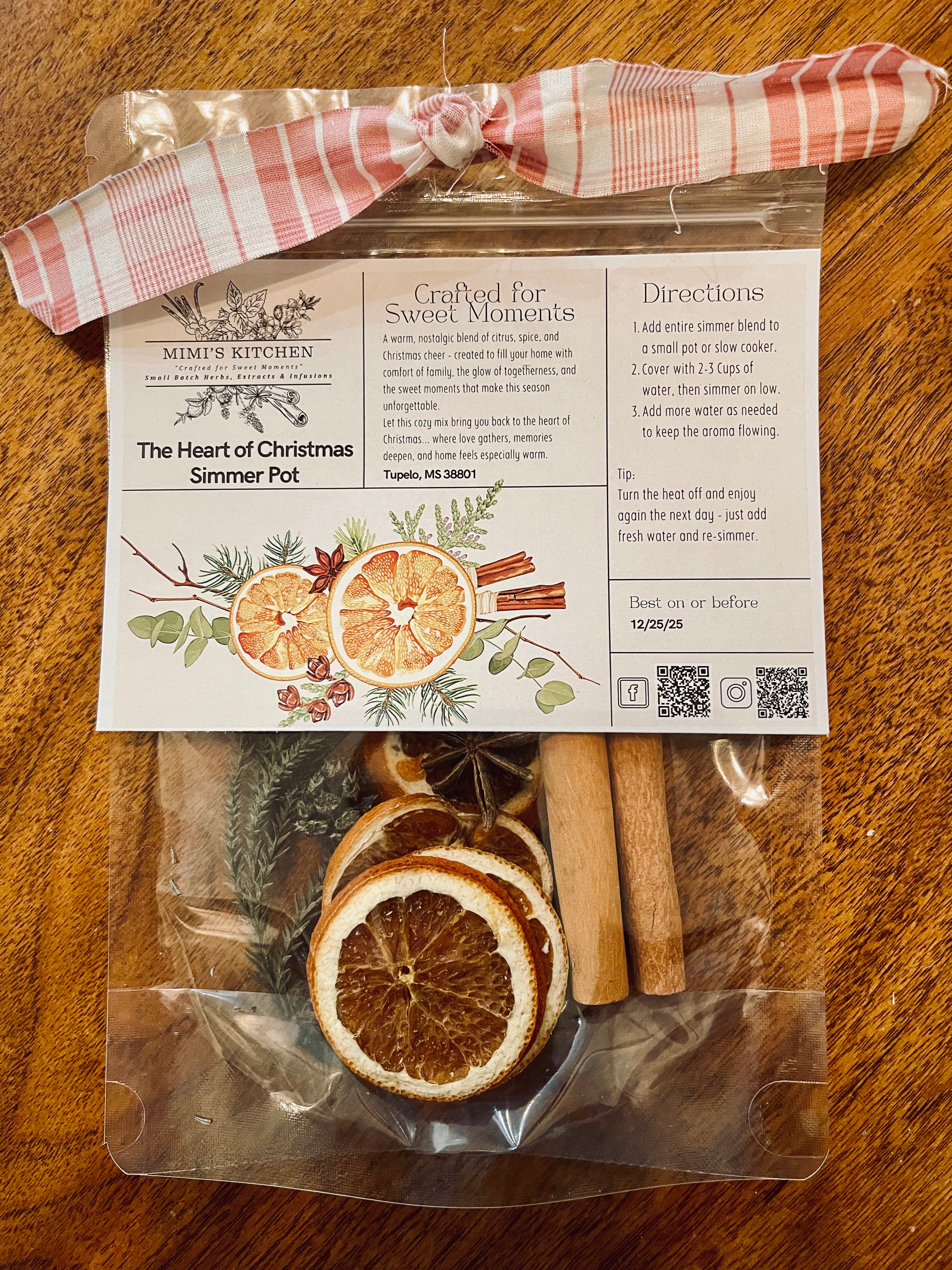 The Heart of Christmas Simmer Pot